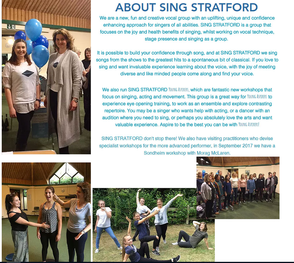 News - Group - Rosconn Group supports Sing Stratford - Sondheim in September - Sunday, 17th